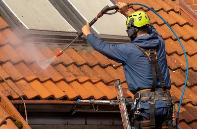 Démoussage et hydrofuge de toiture à Salaunes